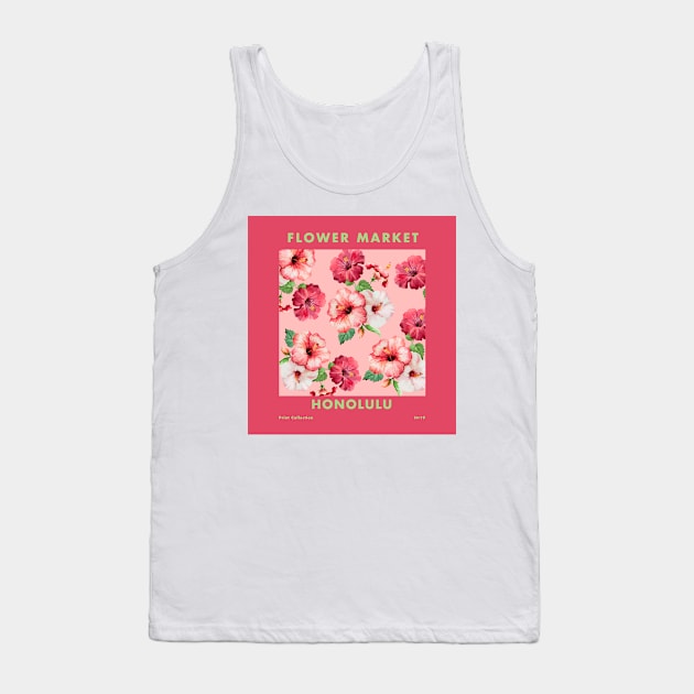 Flower Market Honolulu Tank Top by edmproject